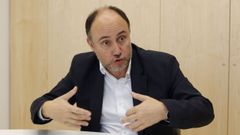 Xandre Garca, este mircoles, en unas jornadas organizadas por Cruz Roja y la Diputacin de Pontevedra.