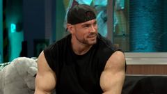 Captura de la entrevista al culturista Josema Beast en el programa de David Broncano