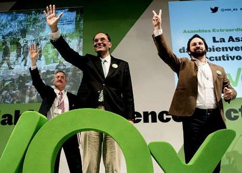 Ortega Lara, Vidal-Quadras y Santiago Abascal.
