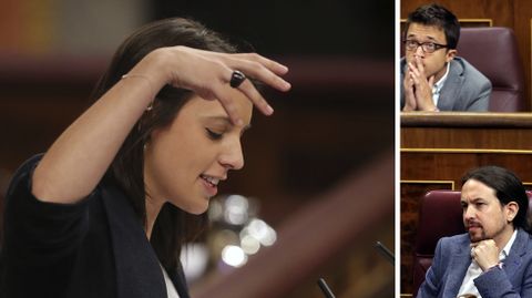 Irene Montero, mano derecha de Pablo Iglesias y portavoz de Podemos. Sustituy� en ese cargo a ��igo Errej�n, antiguo n�mero dos del partido