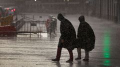 Lluvia y viento en toda Galicia