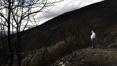 Los estragos causados por el fuego en Cervantes