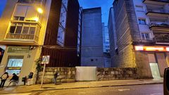 Solar en el que est prevista la construccin de un hotel en la ciudad de Ourense