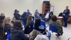 Reuni�n entre el gobierno local de Cambados y comerciantes y hosteleros del municipio