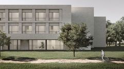 Recreaci�n de las residencias que promueve la Fundaci�n Amancio Ortega en las siete grandes ciudades gallegas.