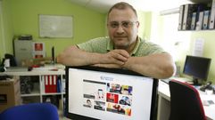 V�ctor Caneiro es el gerente de Eventi y el responsable de la p�gina web del comercio de Nar�n