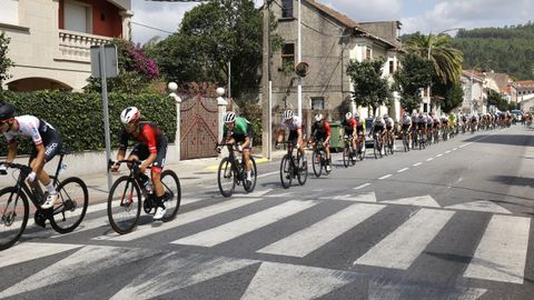 La Volta a Galicia, a su paso por el municipio de Caldas de Reis