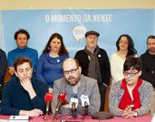 Compostela Aberta present� parte de su candidatura. 