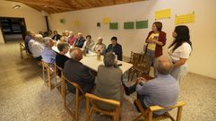 Presentacin del proyecto Aloumios, hace un ao, en Montemaior 