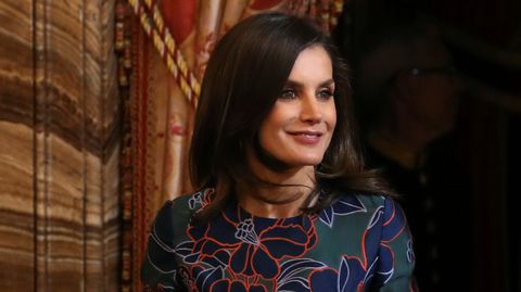 El vestido de Carolina Herrera que ya luci� hace m�s de un mes en Inglaterra.