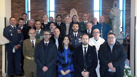 CELEBRACI�N DE LA VIRGEN DE LORETO EN EL EVA 10. ESTACION DE VIGILANCIA AEREA