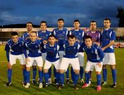 Once inicial de los ponteses en el partido del pasado s�bado frente al Nar�n Balomp�.