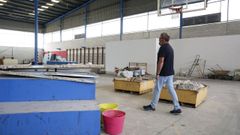 Imagen de archivo de unas obras realizadas en el pabell�n Manuel Masd�as. 