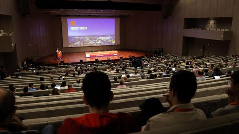 Asistentes a un congreso nacional de inform�tica en Palexco