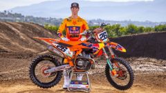 Jorge Prado, en su presentaci�n con KTM