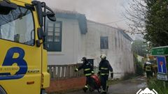 Incendio en una vivienda de Soto del Barco
