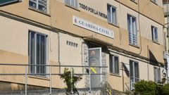 Vista del cuartel de la Guardia Civil de Lal�n