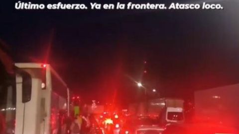 Captura del v�deo publicado en Instagram por Santi Alver� desde la frontera de Ucrania
