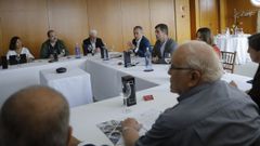Reuni�n de la Junta Directiva de Asime en A Coru�a para analizar la negociaci�n de la huelga del metal en la provincia