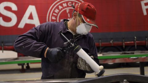 Empresas que vuelven al trabajo en el Polgono del Tambre 