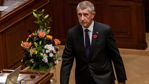 Andrej Babis en el Congreso checo.