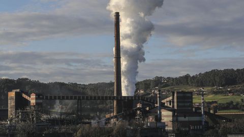 Vista de las instalaciones de ArcelorMittal en Gijn