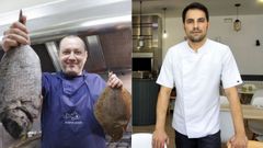 Guillermo P�rez, chef de Mam� Peixe, y Miguel Liboreiro, de O Tobo do Lobo