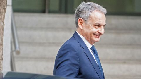 El expresidente del Gobierno Jos&eacute; Luis Rodr&iacute;guez Zapatero, a su llegada el mi&eacute;rcoles a la Audiencia Nacional.
