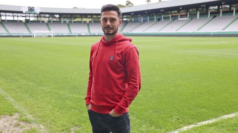 Jes�s Bernal, en su etapa como jugador del Racing de Ferrol