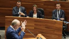 Sesin de debate sobre el cupo cataln en la Junta del Principado.