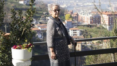 Mercedes fue una de las primeras en instalarse en el «barrio gallego» de Masustegi (Bilbao)