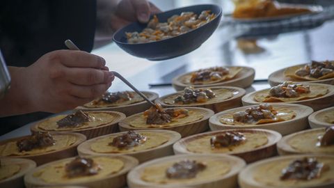 Degustación de platos con el berberecho de Noia como protagonista