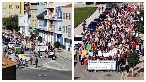 Manifestación en Cariño