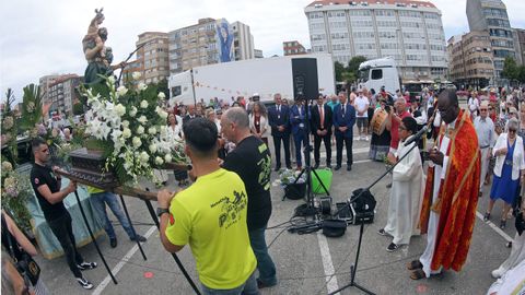 Procesi�n de San Crist�bal y bendici�n de veh�culos en Ribeira 2026
