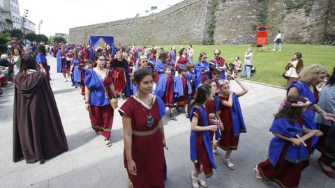 El desfile escolar del Arde Lucus