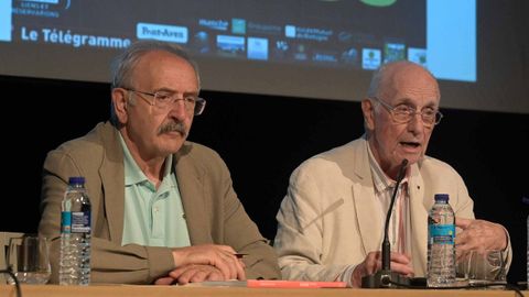 Ram&oacute;n Villares (esquerda) e Jean-Fran&ccedil;ois Botrel