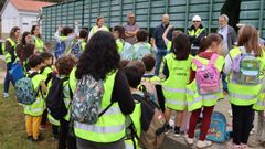 Las visitas comenzaron ayer con los ni�os y ni�as de primero y segundo de primaria del CRA Ponte da Pedra
