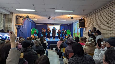 Un momento de la representaci�n