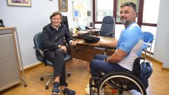 Lete lasa y Gustavo Dacal, en la primera reunin de este viernes