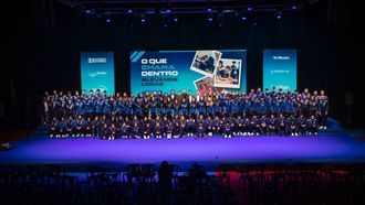 Imagen de la gala de presentaci�n de las selecciones gallegas auton�micas.