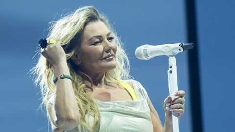Amaia Montero, en uno de los conciertos de la gira en Madrid