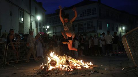 Hogueras en Santiago