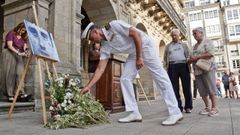 Homenaxe a Miguel �ngel Blanco, organizado polo Concello de Lugo a petici�n da Fundaci�n Miguel �ngel Blanco, con motivo do aniversario do seu secuestro e asasinato