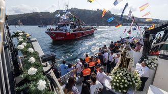 La procesión marítima de Malpica, ¡en imágenes!