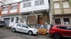 Exterior de la casa de la calle Eduardo Blanco Amor, donde ya est�n en marcha las obras.