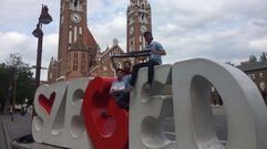 �lvaro Molina, Alejandro V�zquez y Dabuel Fedello, desde Szeged (Hungr�a)