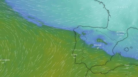 A punto de nevar en A Coru�a ciudad