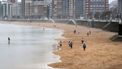Vista de la playa de San Lorenzo