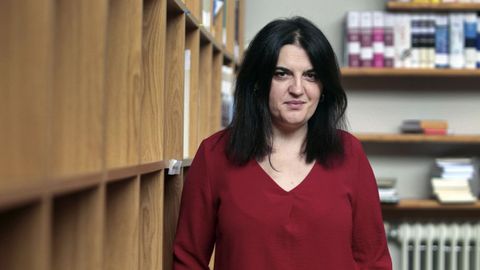 A poeta Olga Novo, premio nacional por �Feliz Idade�