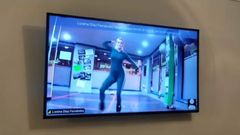 Clase de zumba online impartida esta semana a sus alumnos por Lorena Díaz, de Sala 5 (en Viveiro y Foz)